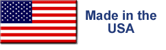 USA flag with "Made in the USA".